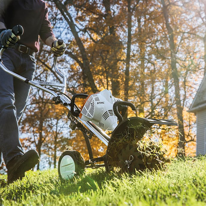 STIHL® MM 56 C-E With Wheel Kit