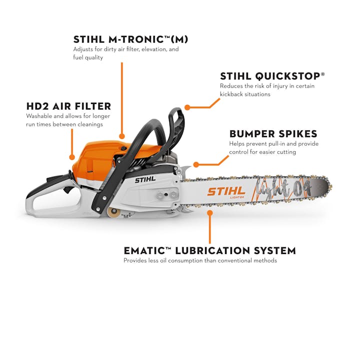 STIHL® MS 261 C-M Gas Chainsaw – Tri-county service