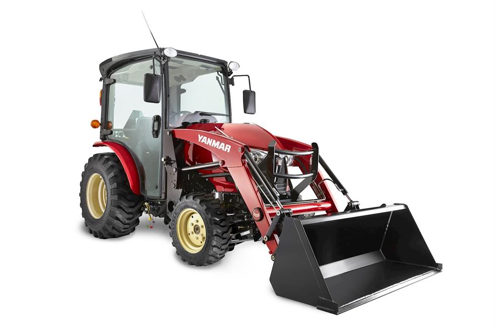 Yanmar® YT235 Compact Tractor with Cab and R4 Tires