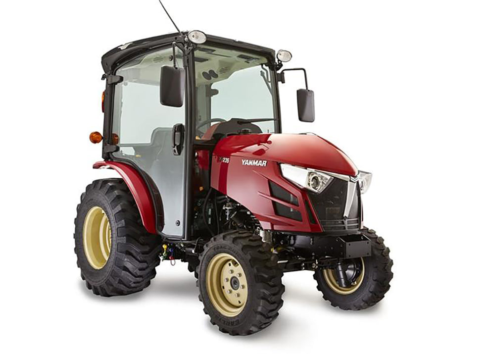 Yanmar® YT235 Compact Tractor with Cab and R4 Tires