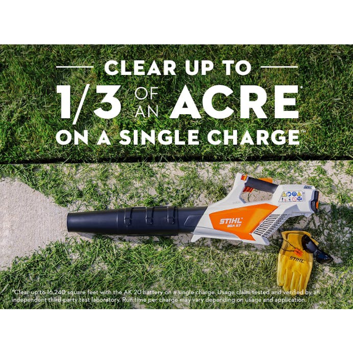 STIHL® BGA 57 Battery Blower Set | 36V | Up to 365 CFM / 123 MPH Air Velocity
