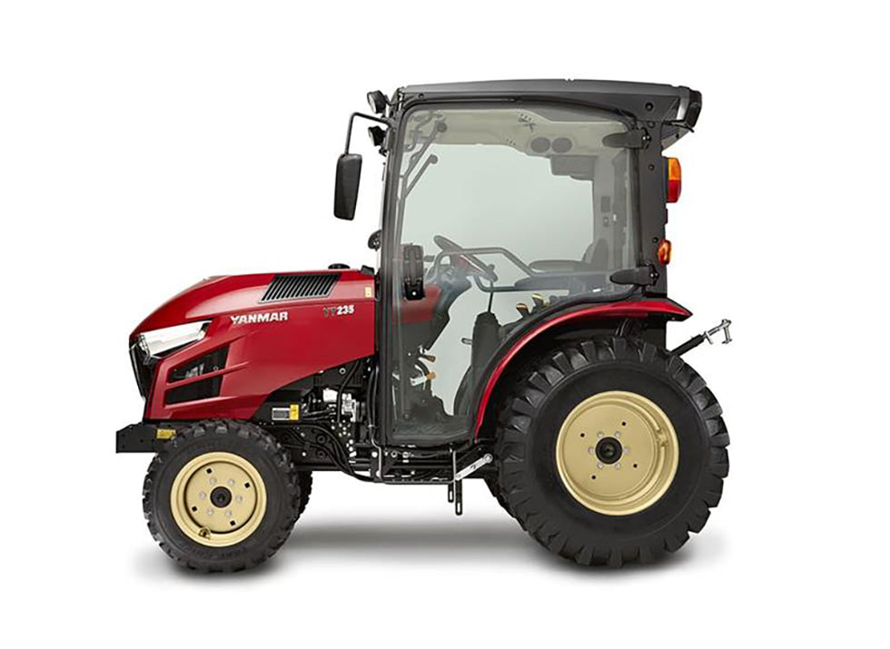 Yanmar® YT235 Compact Tractor with Cab and R4 Tires