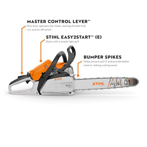 STIHL® MS 172 C-E 16 in. Light 01 Bar 31.8 cc Gas Chainsaw