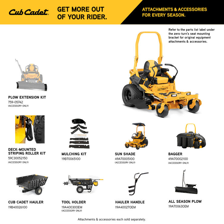 Cub Cadet ZTX5 54 Ultima Series™ ZTX (47RKAAA7A10)
