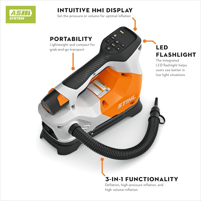 STIHL® – KOA 20 Battery Air Inflator | 10.8V Battery‑Powered | Unit Only