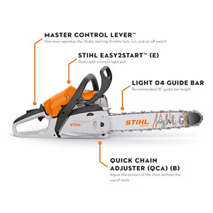 STIHL® MS 212 C-BE with 18 inch bar and chain